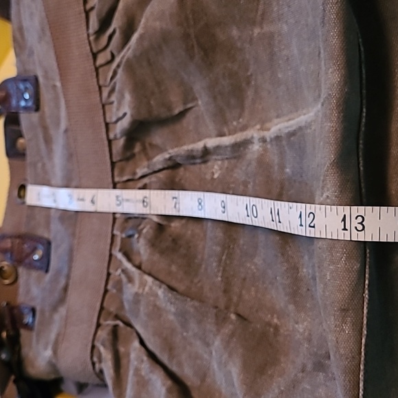 Canvas cross body bag - Picture 4 of 6